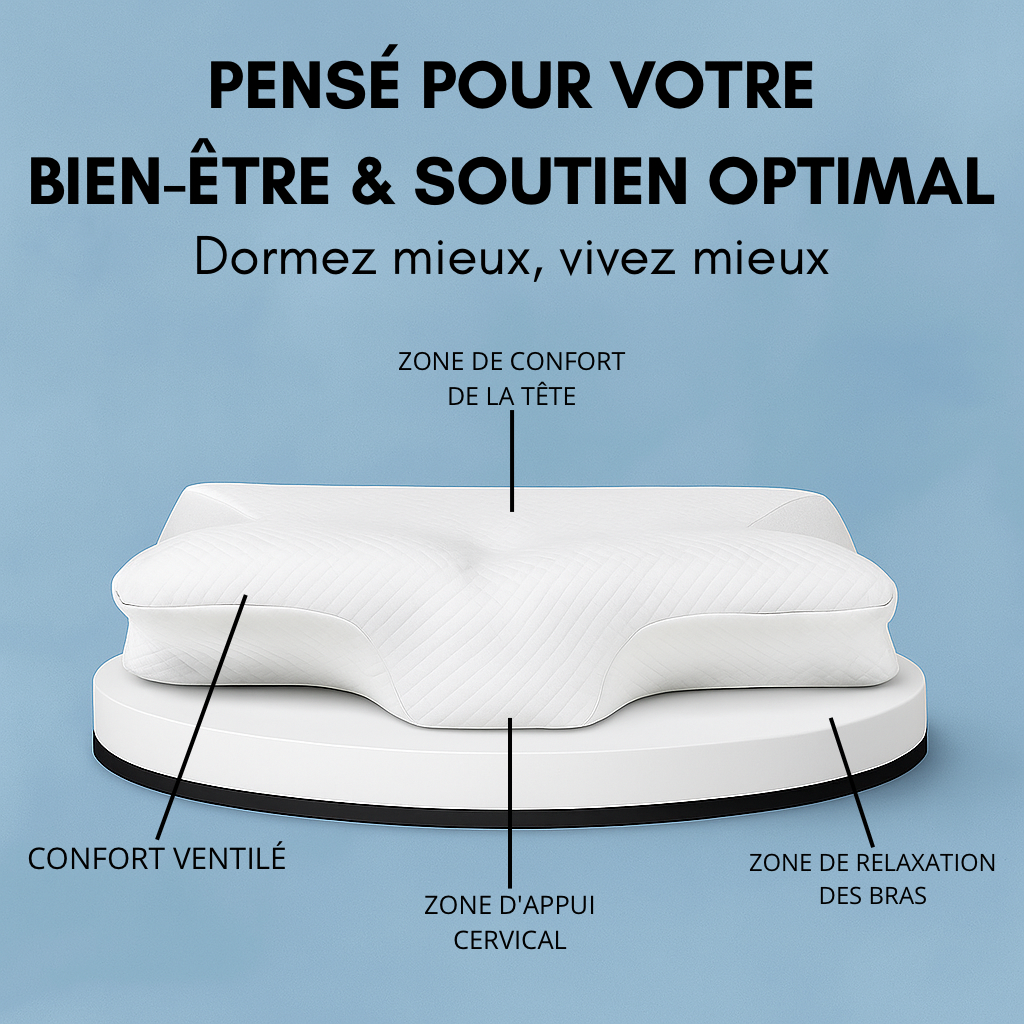 Oreiller ergonomique Nassma