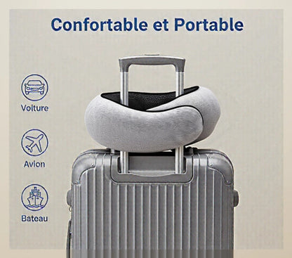 Oreiller de voyage en U à mémoire de forme