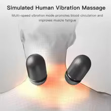 Oreiller de massage chauffant pour le cou et la colonne cervicale